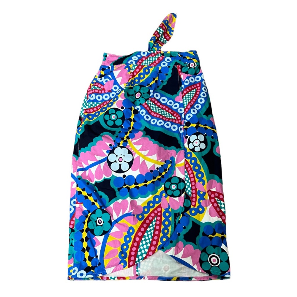 J. Crew pencil art deco midi skirt women’s size 0 NWT